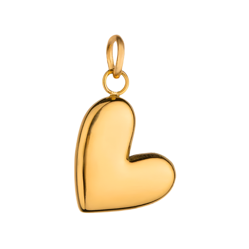 Charm Cœur en Italique