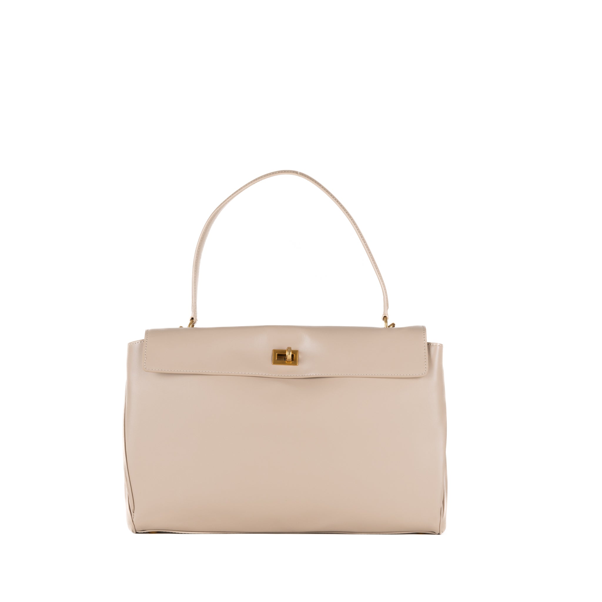 Sac à main en cuir Bianca 36 - Crème
