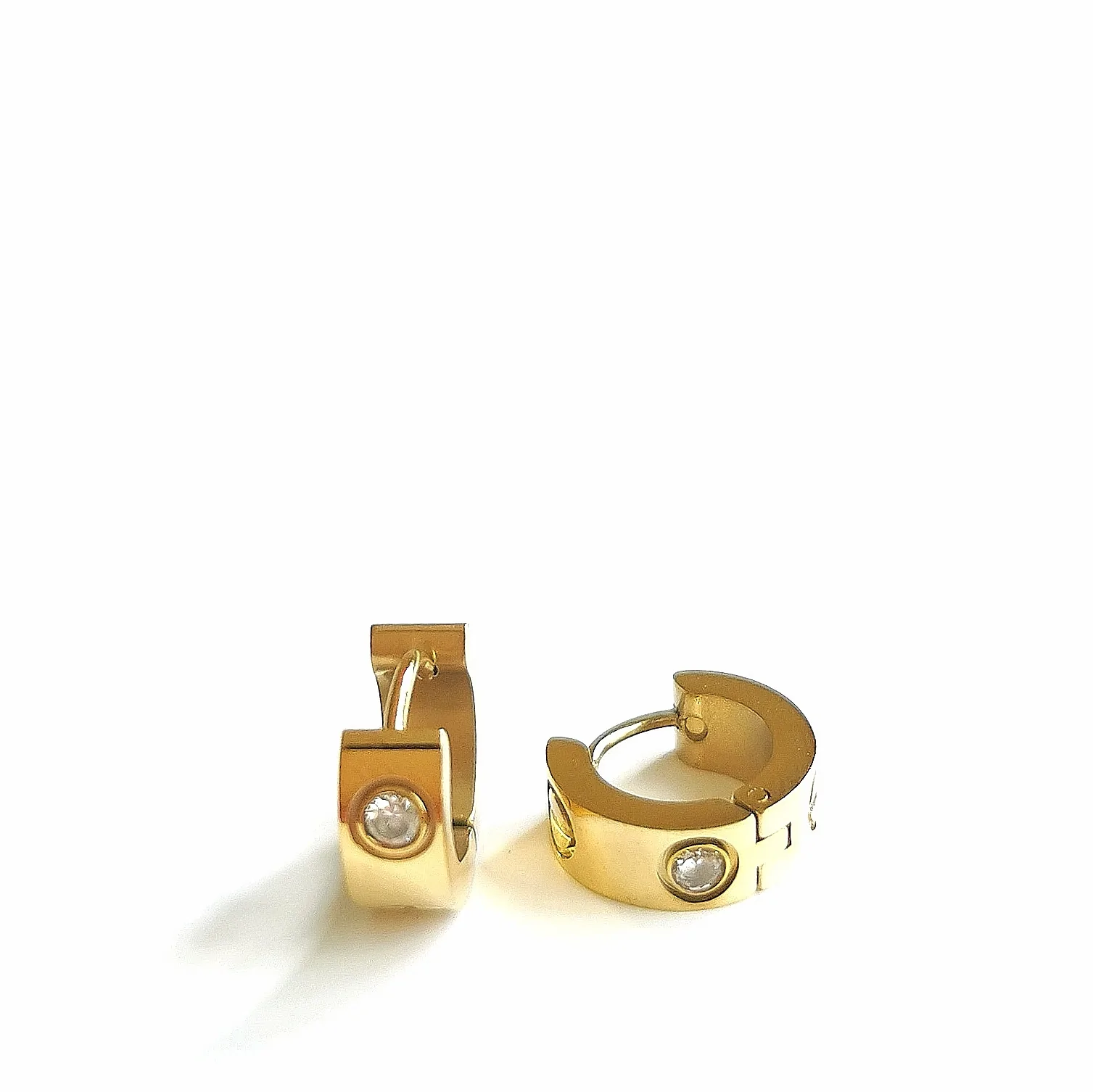 Boucles d'oreilles Chloé avec pierre