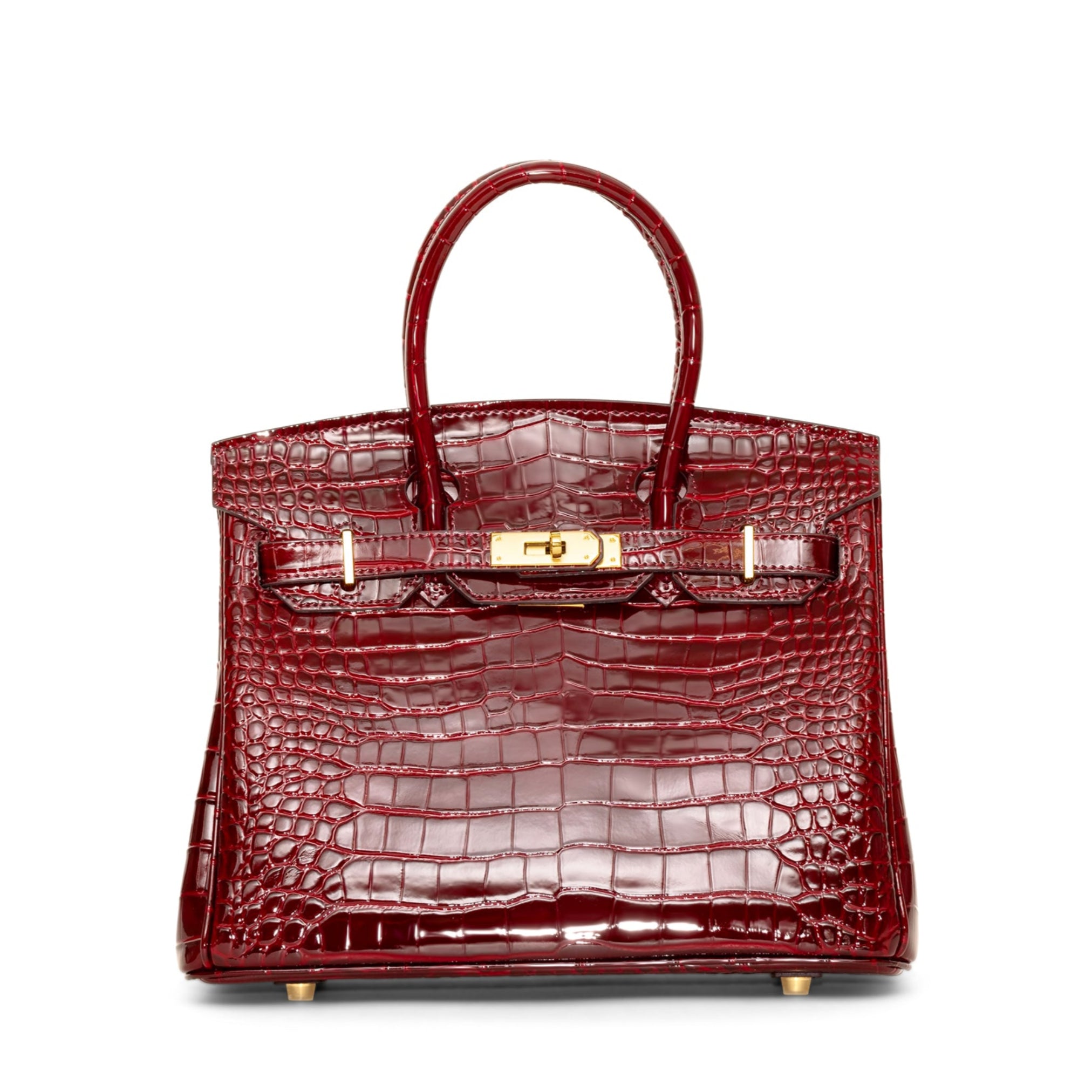 Sac à main Ginna en cuir croco 30