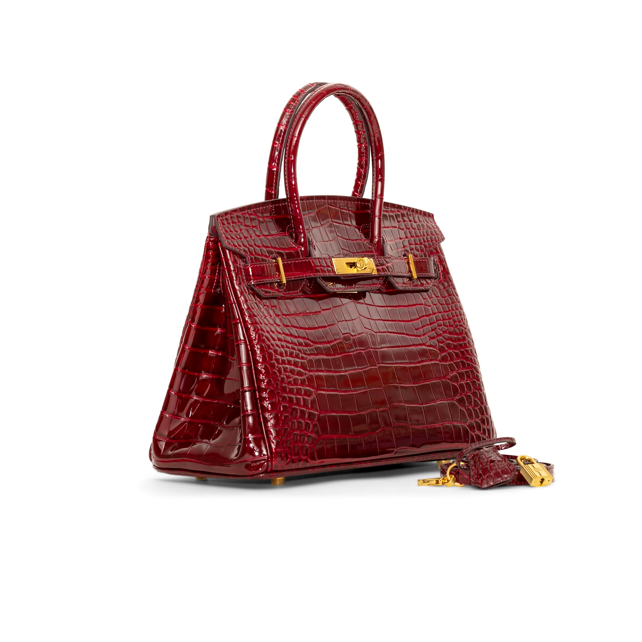 Sac à main Ginna en cuir croco 30