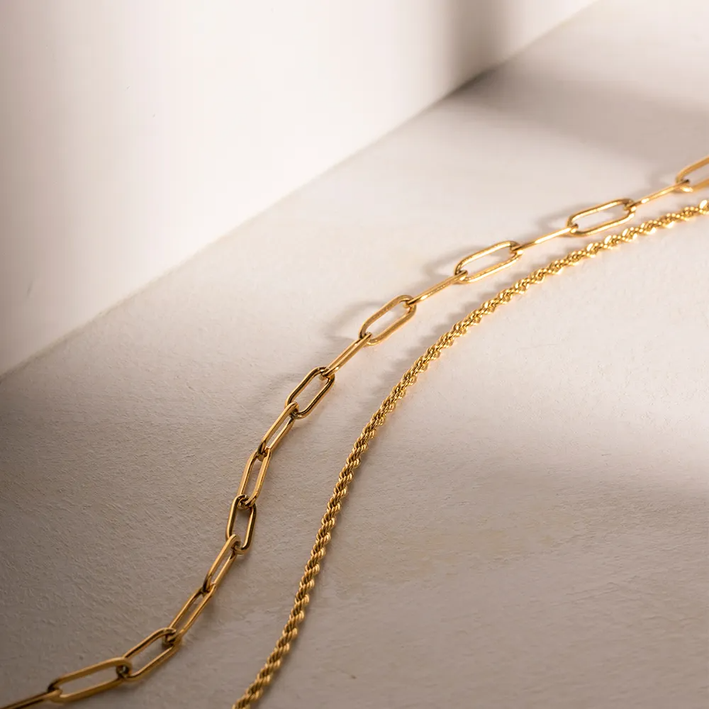 Collier double Elissa