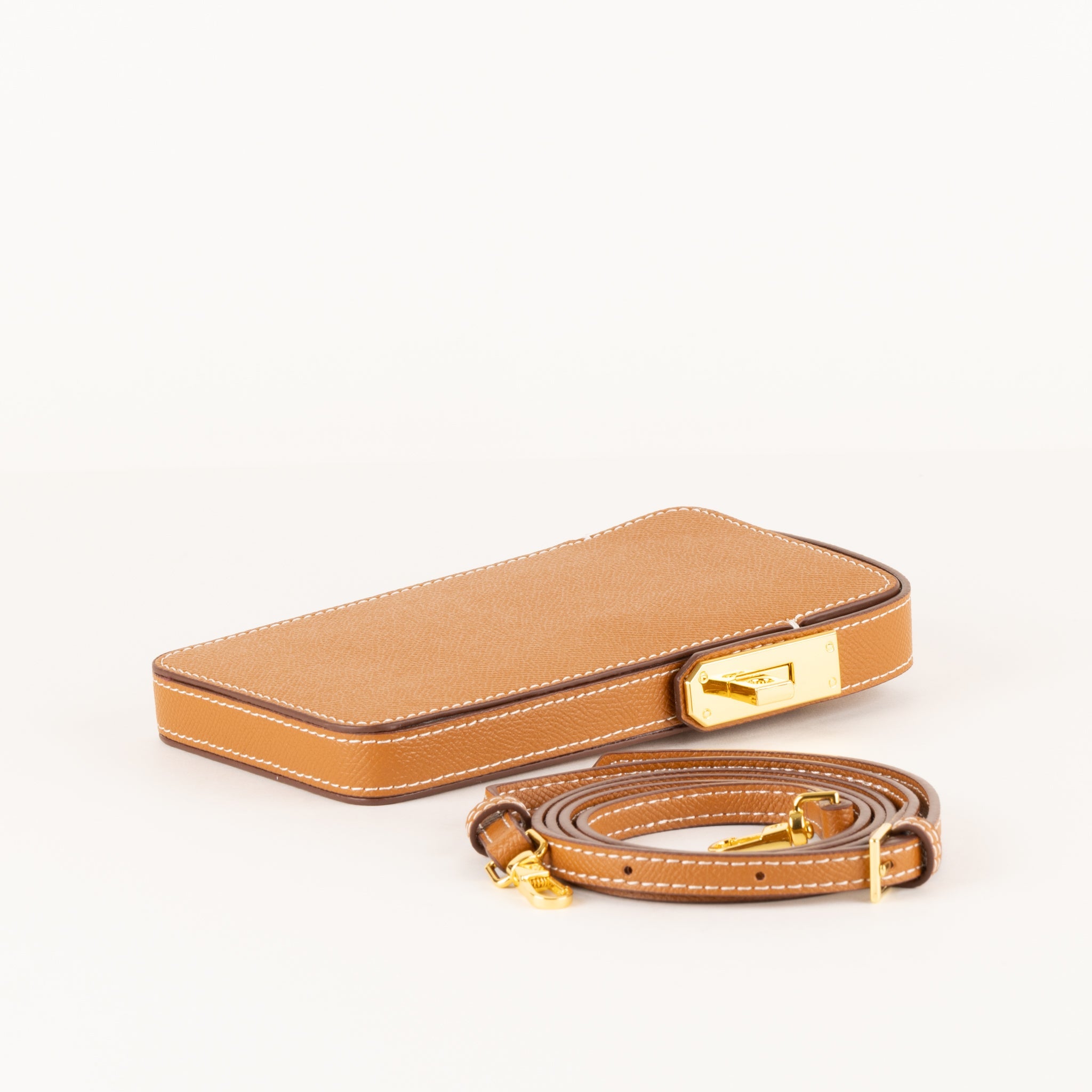 Fairlie Étui pour Portable en Cuir 18 - Camel