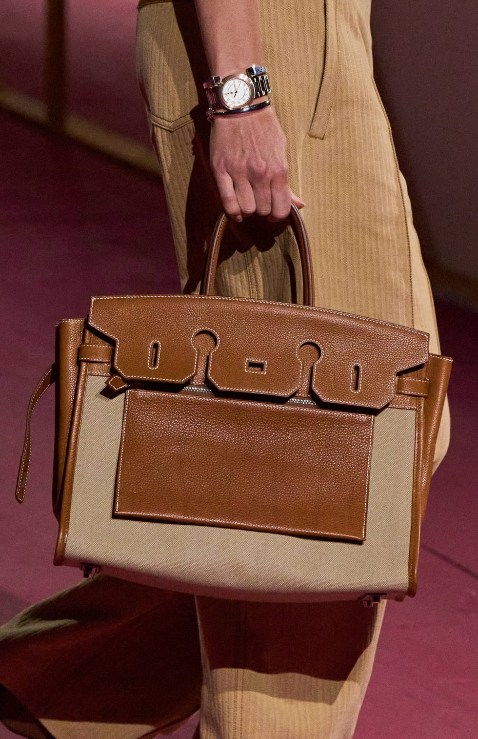 Sac à main Furry Inside Out 30 - Marron