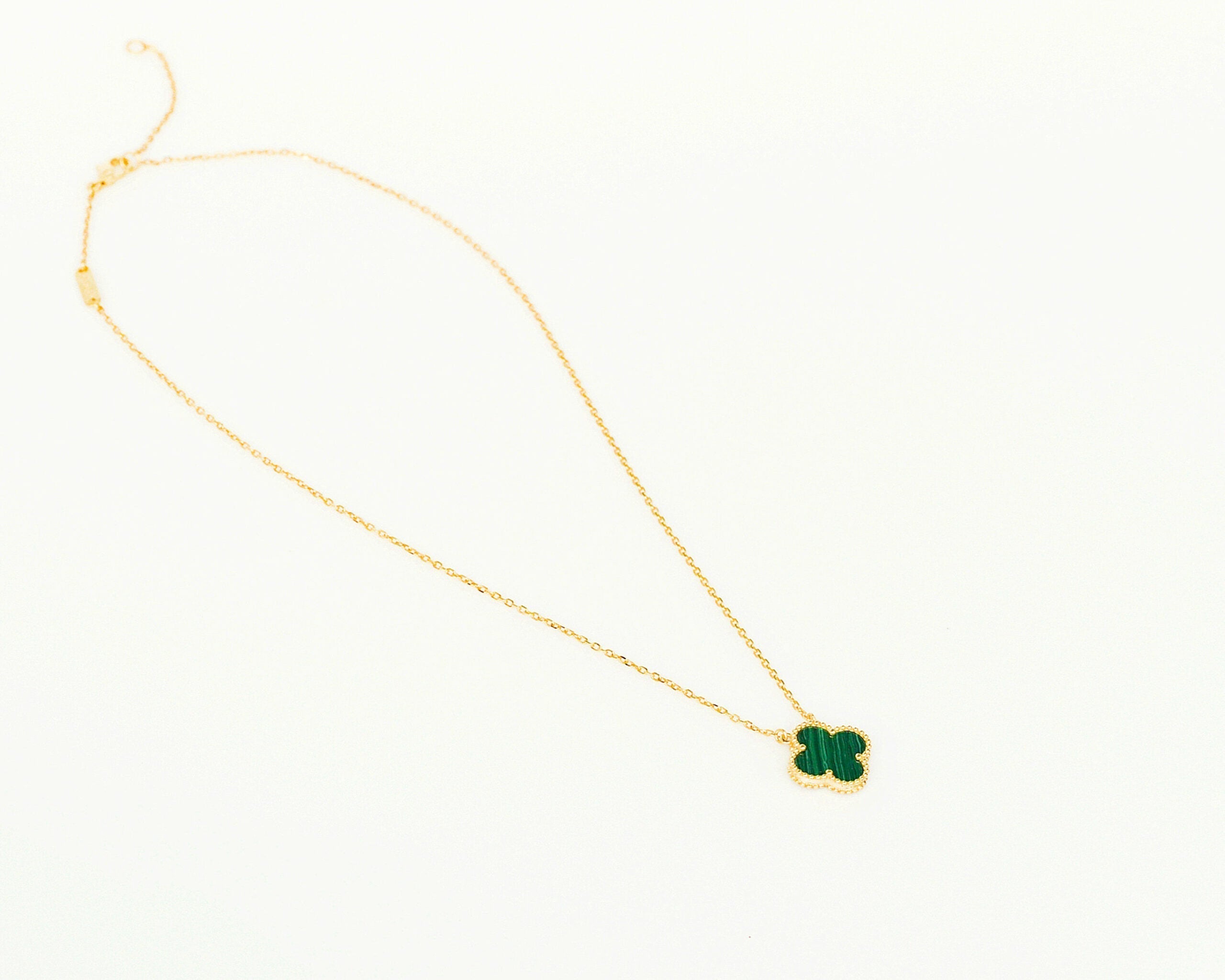 Collier Célia Trèfle Vert