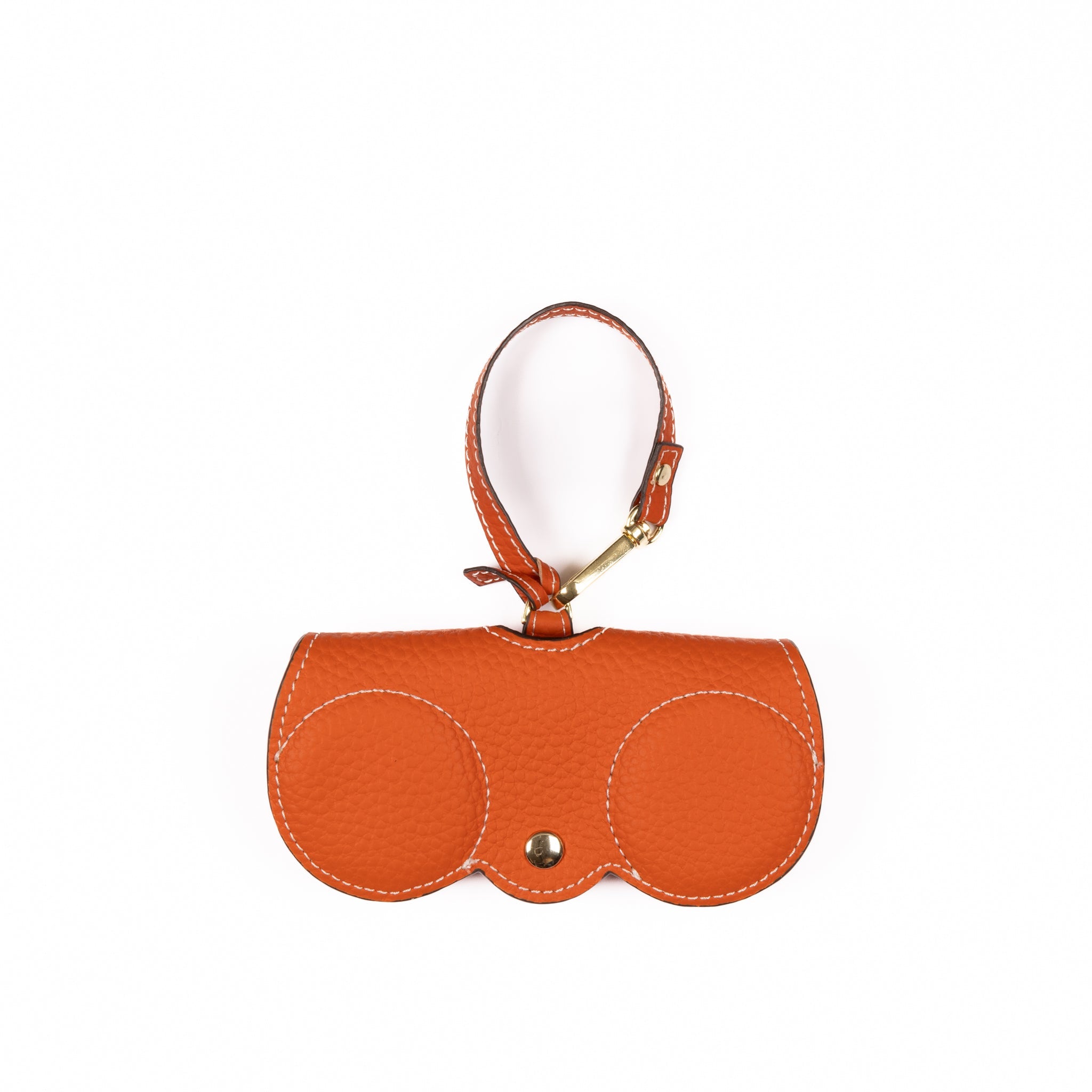 Glasögonfodral med karbinhake - Classic Orange