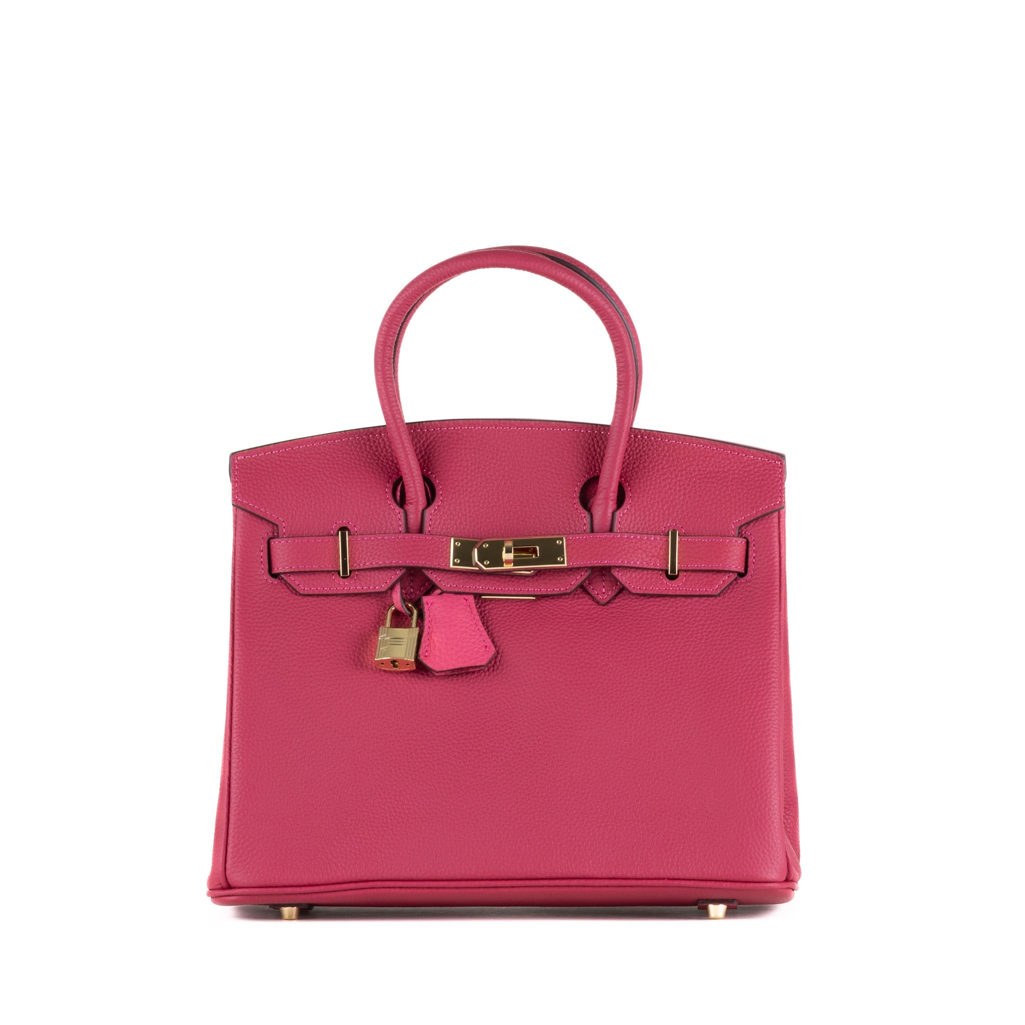 Joelle Sac à Main en Cuir 30 - Fuschia