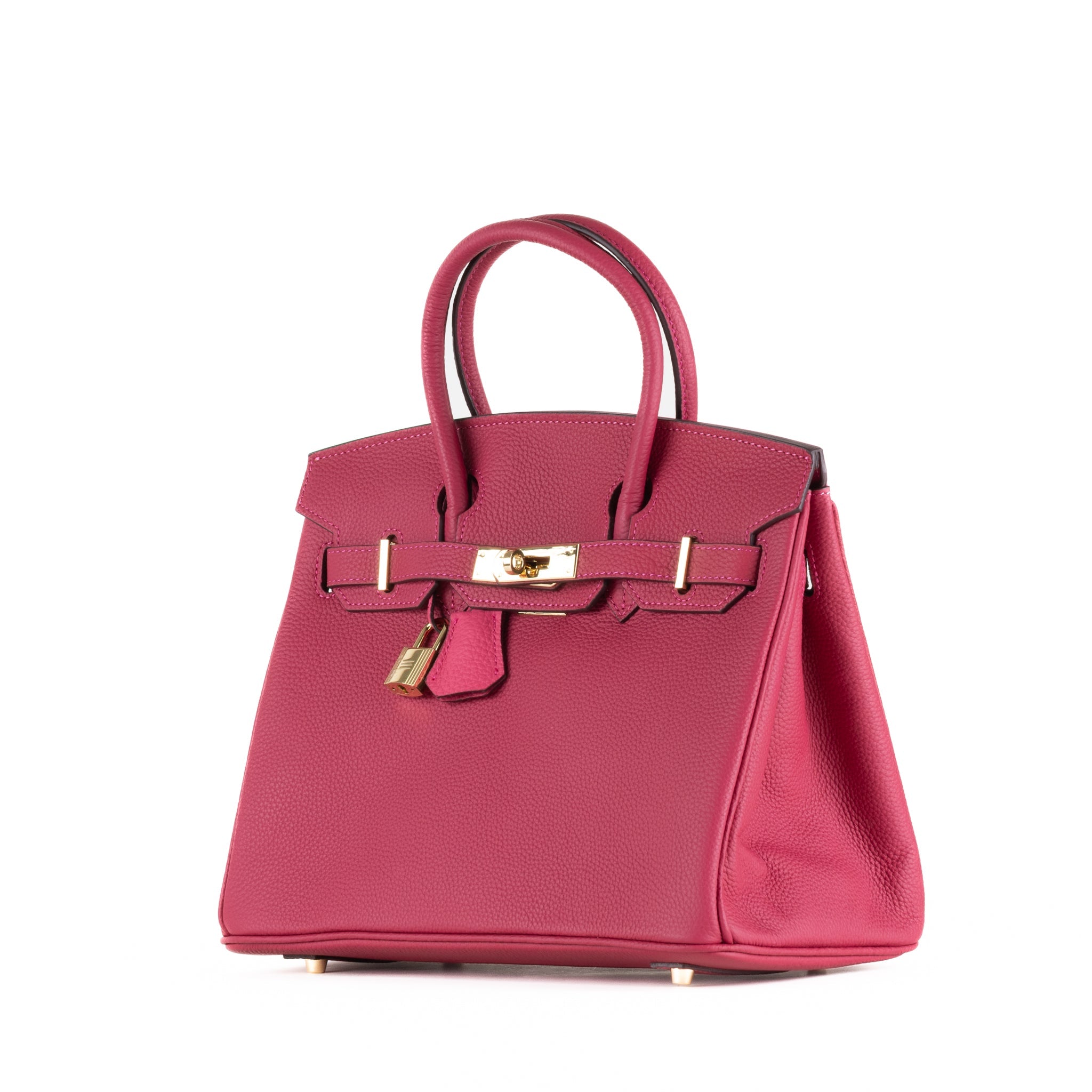 Joelle Sac à Main en Cuir 30 - Fuschia