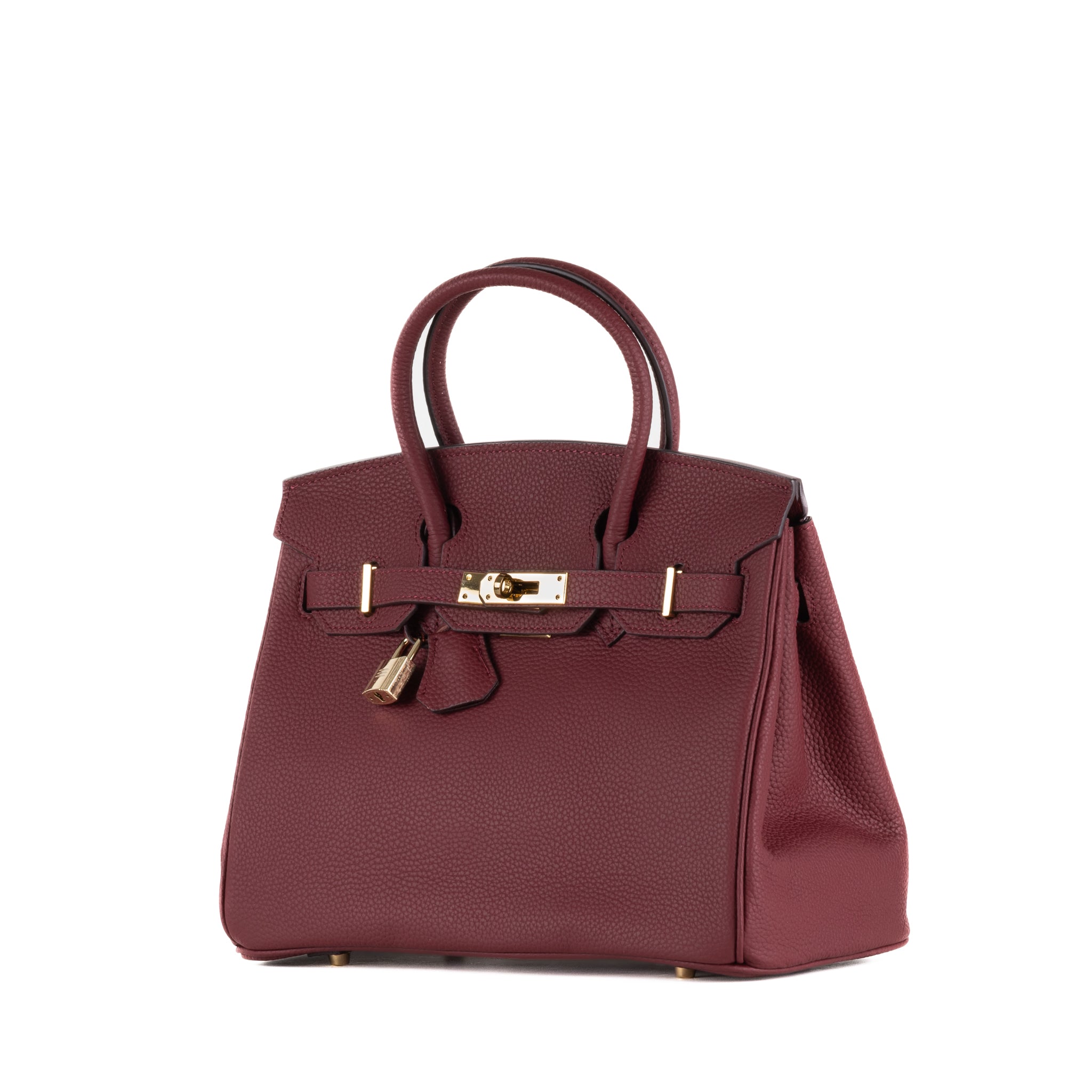 Joelle Sac à Main en Cuir 30 - Bordeaux