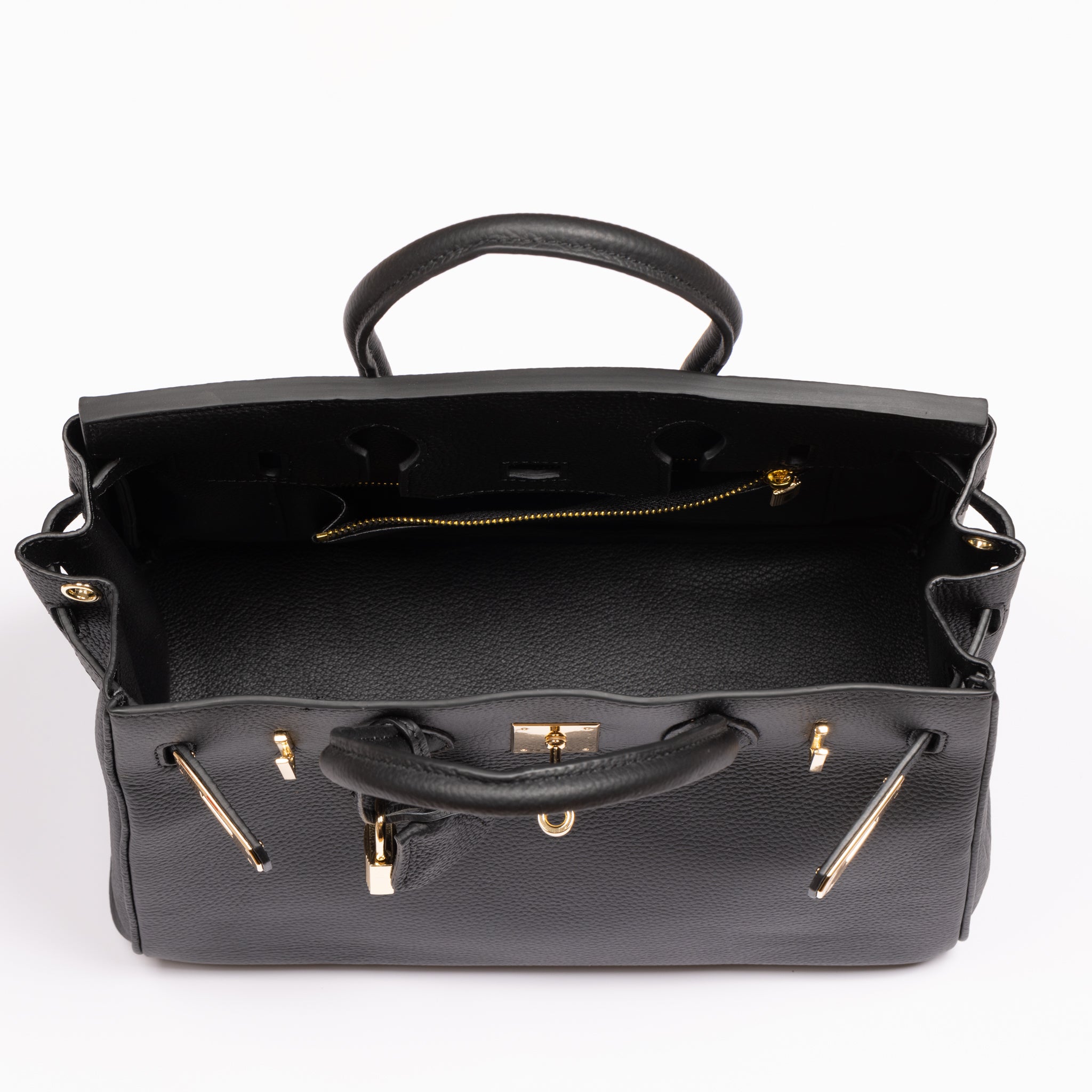 Sac à main en cuir Kathy 35 - Noir