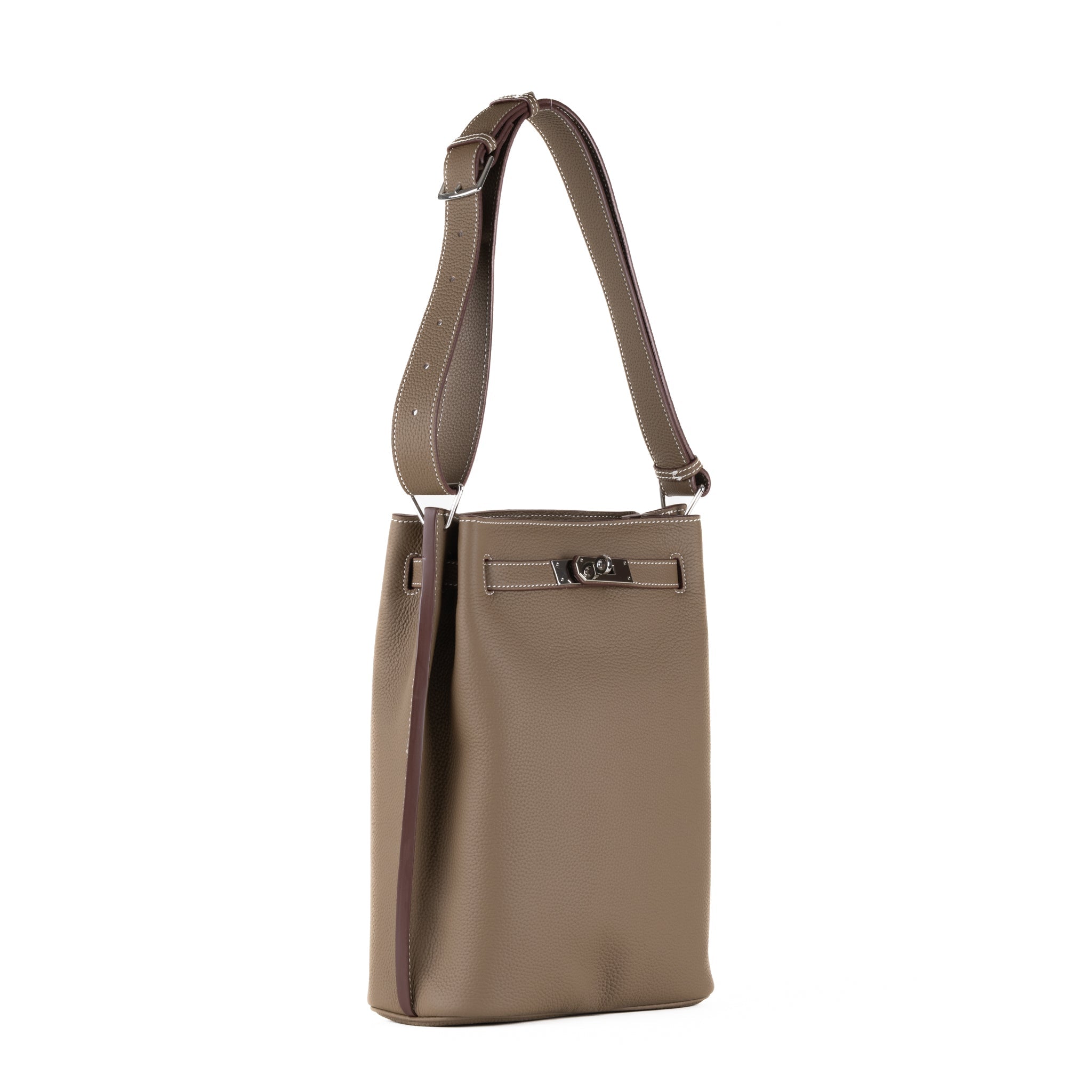 Kortney Sac à Bandoulière en Cuir 24 - Umber