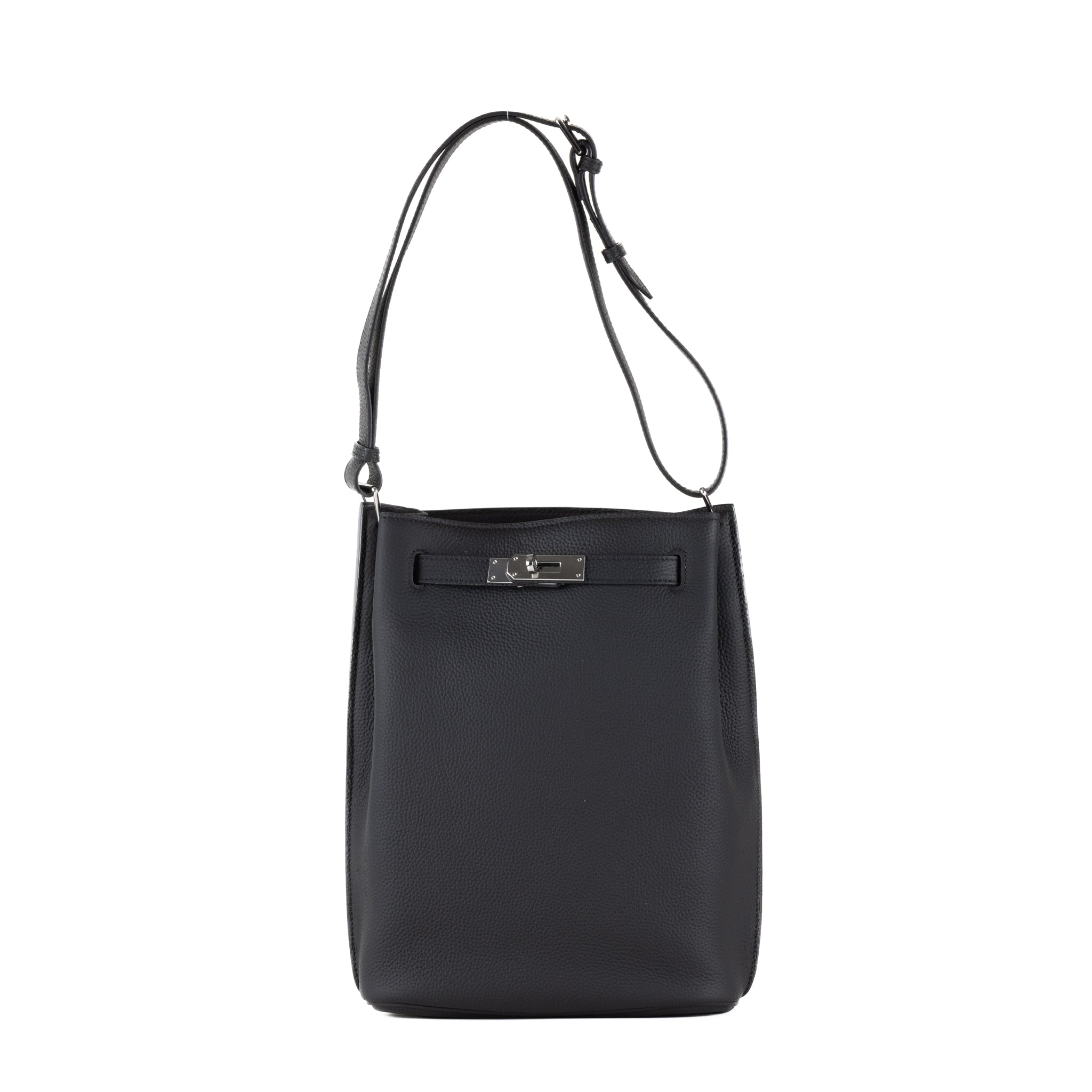 Kortney Sac à Bandoulière en Cuir 24 - Noir