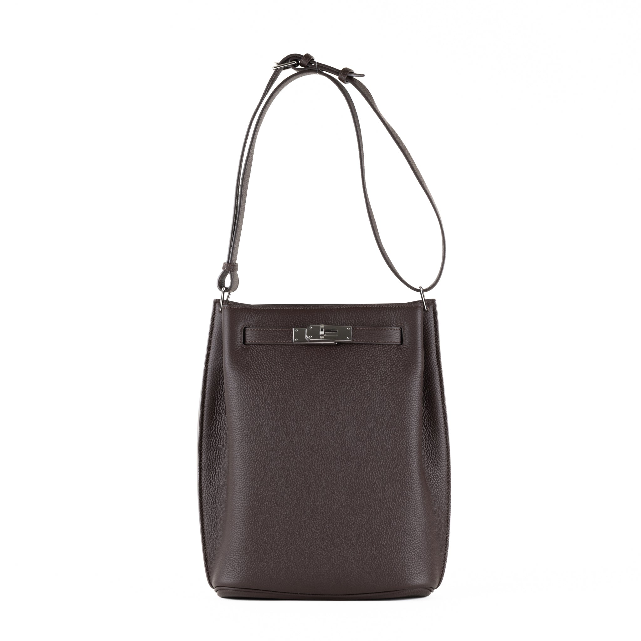 Kortney Sac à Bandoulière en Cuir 24 - Coffee