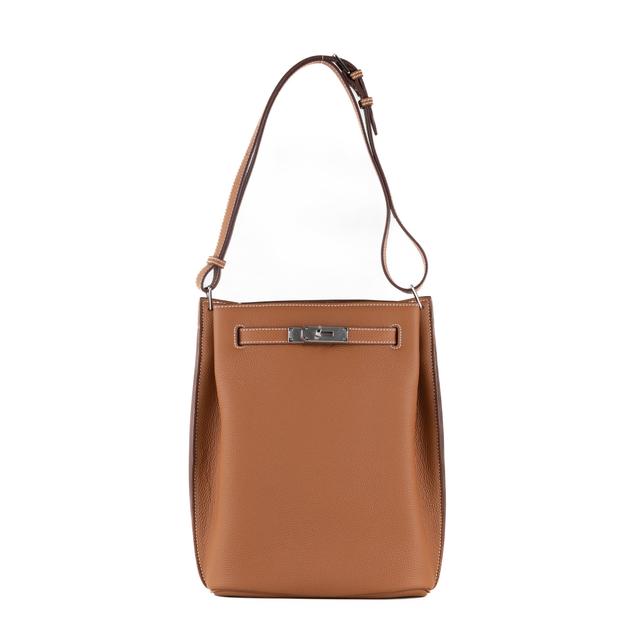 Kortney Sac à Bandoulière en Cuir 24 - Camel