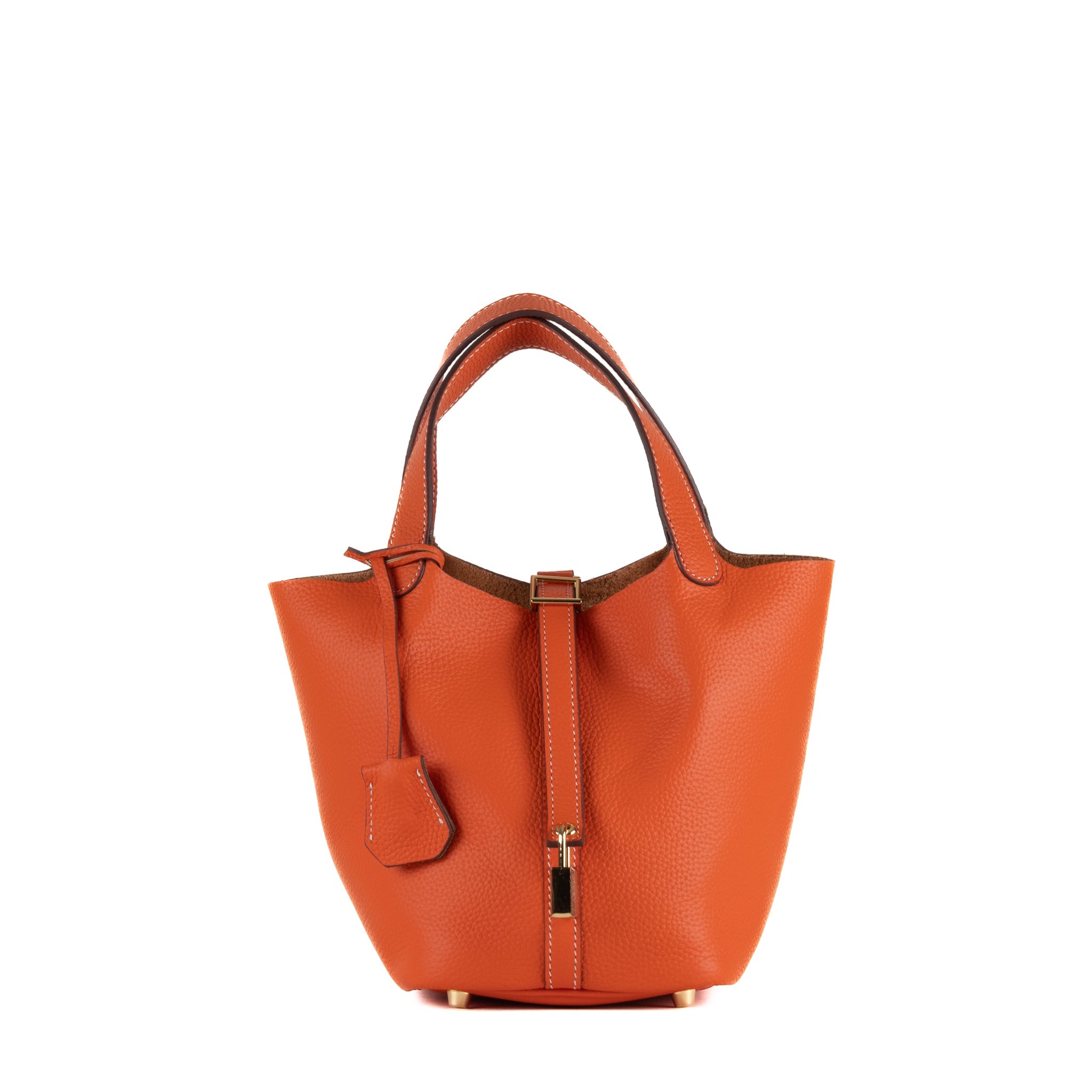 Lucie Sac à Main en Cuir 18 - Orange