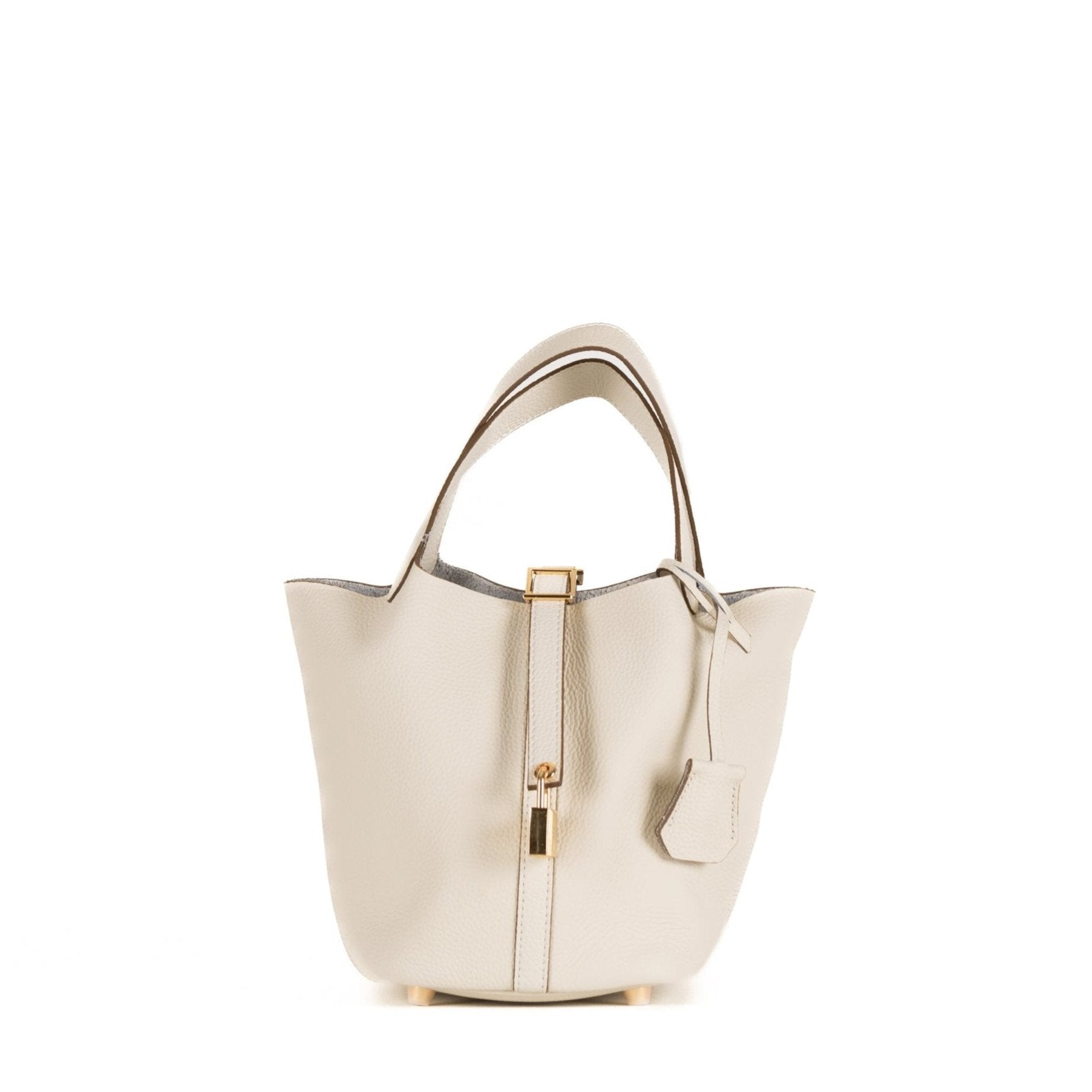Lucie Sac à Main en Cuir 18 - Beige