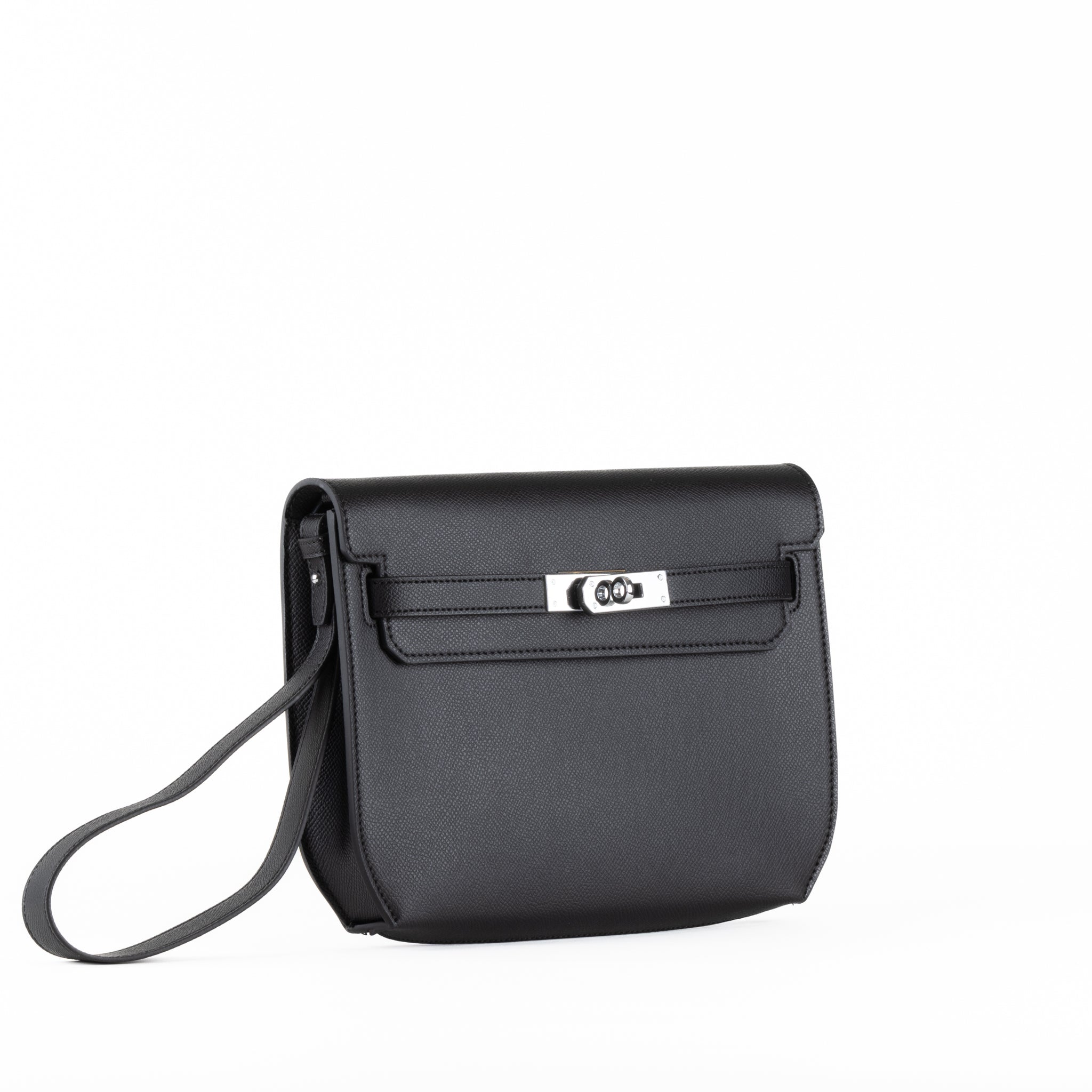 Mella Pochette en cuir 25 - Noir