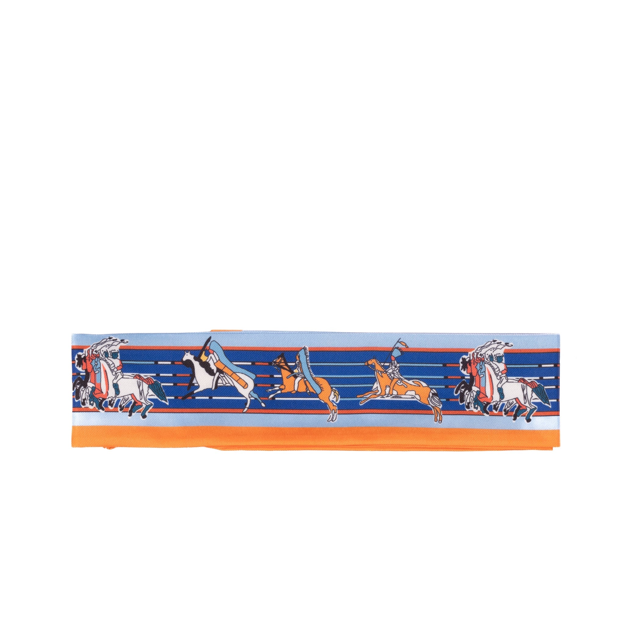Bande de satin 50 cm - Bleu