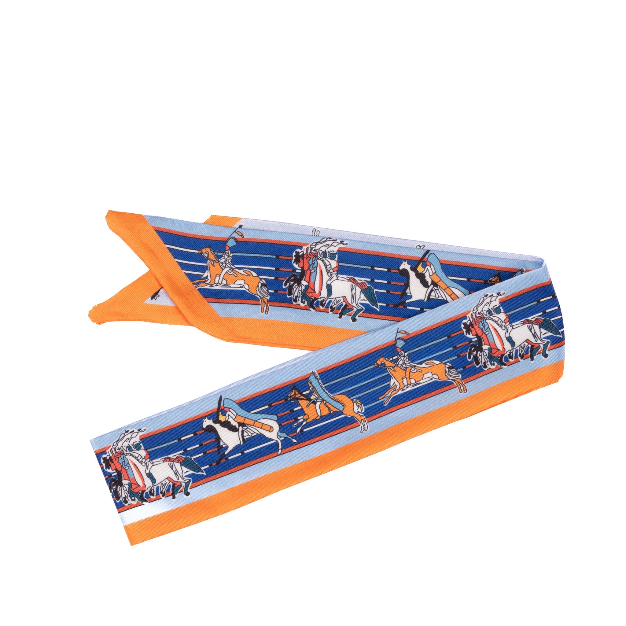 Bande de satin 50 cm - Bleu