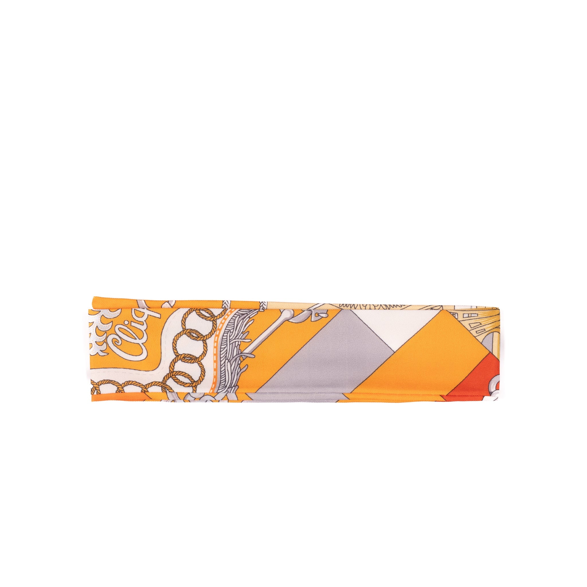 Ruban satiné 45cm - Orange