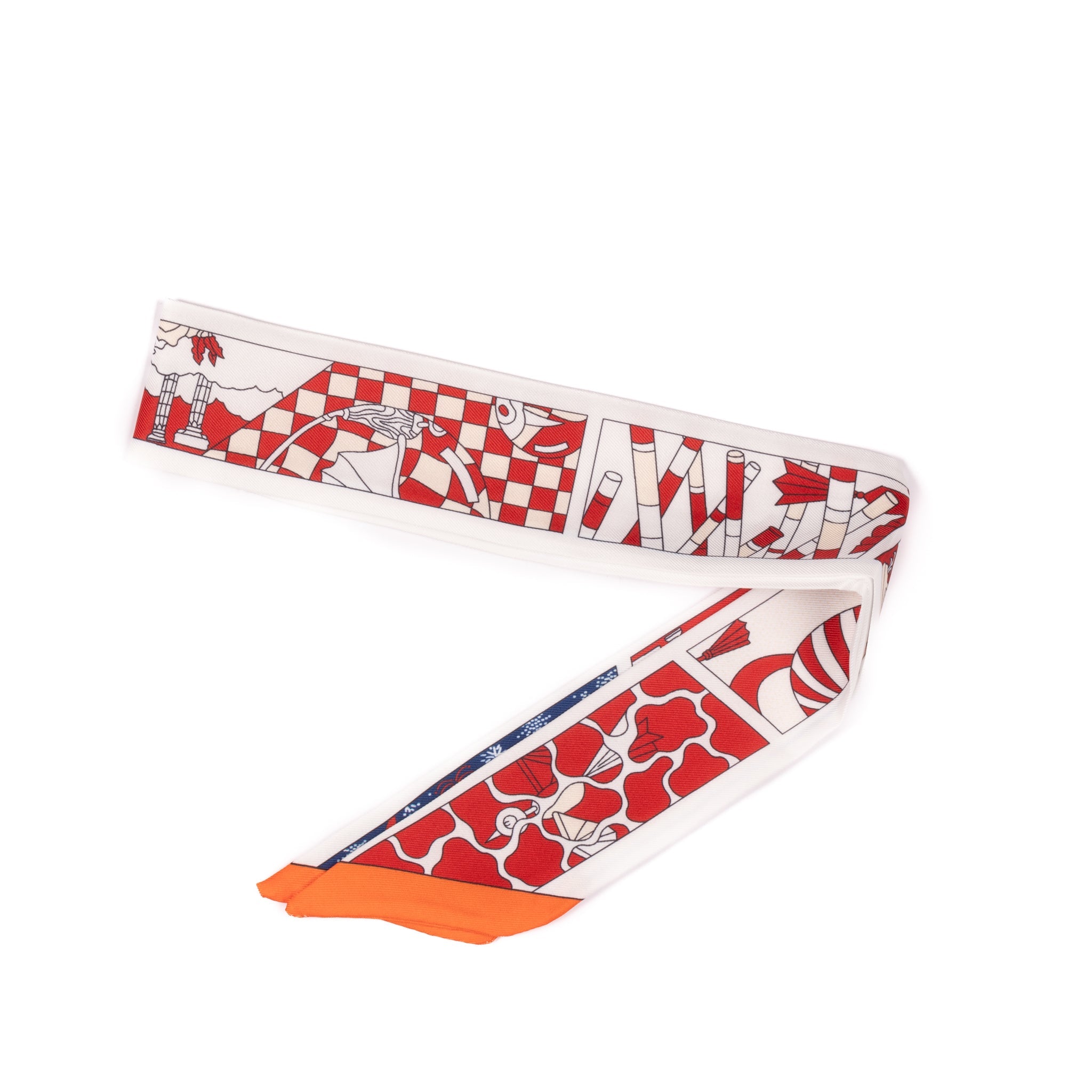 Ruban satiné 45cm - Rouge