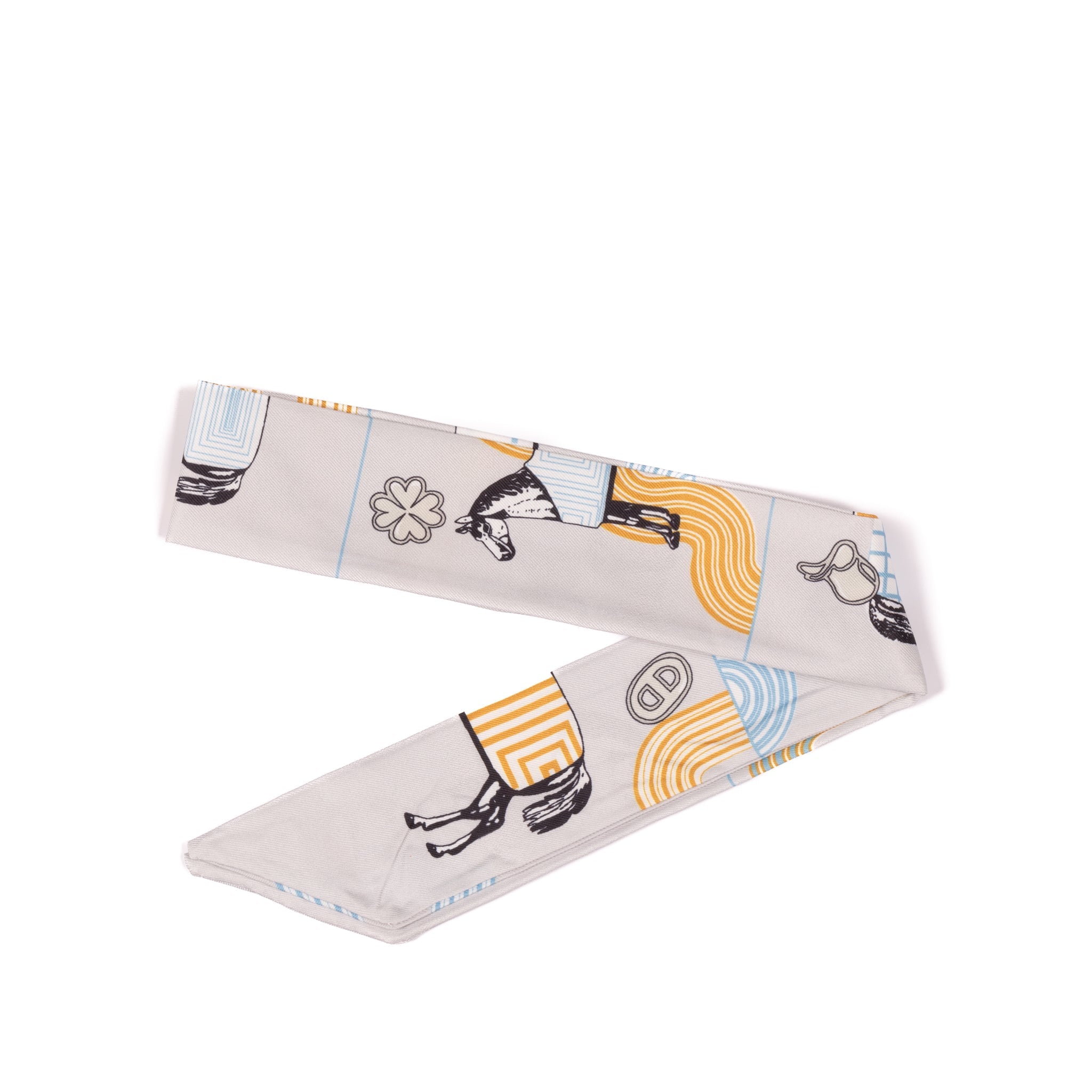 Ruban satiné 45cm - Gris