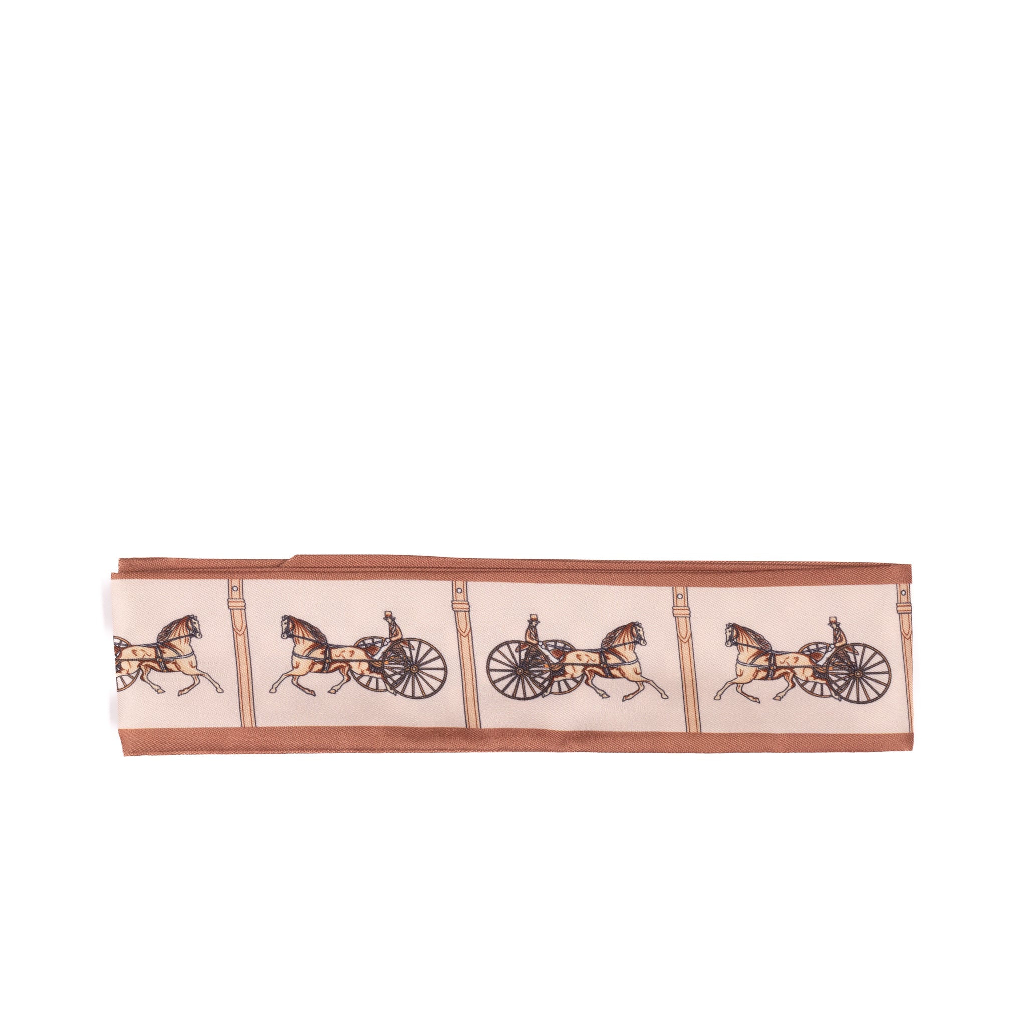 Bande de satin 50 cm - Marron