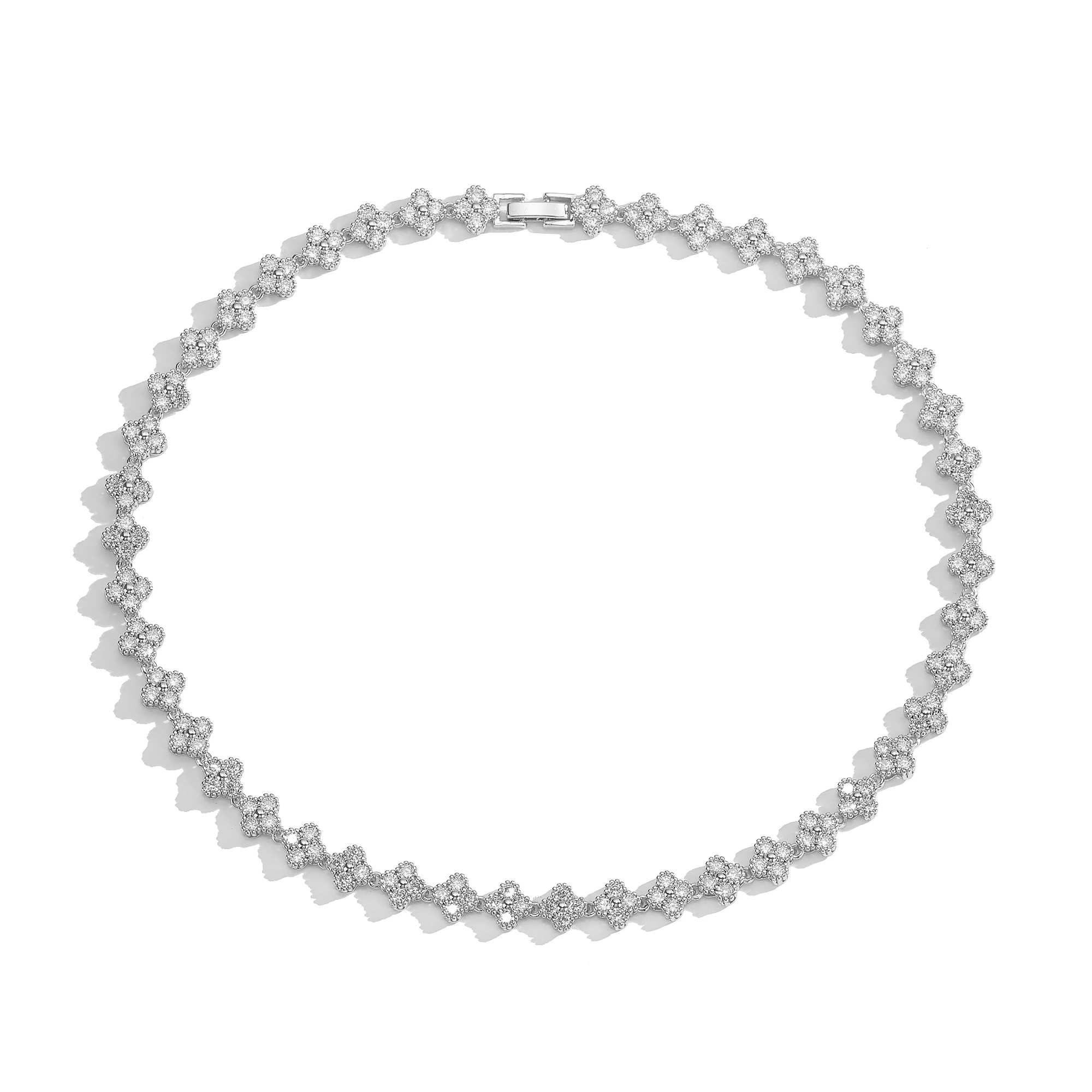 Collier Trèfle Létizia Argent