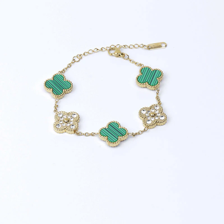 Bracelet trèfle à quatre feuilles Suhan