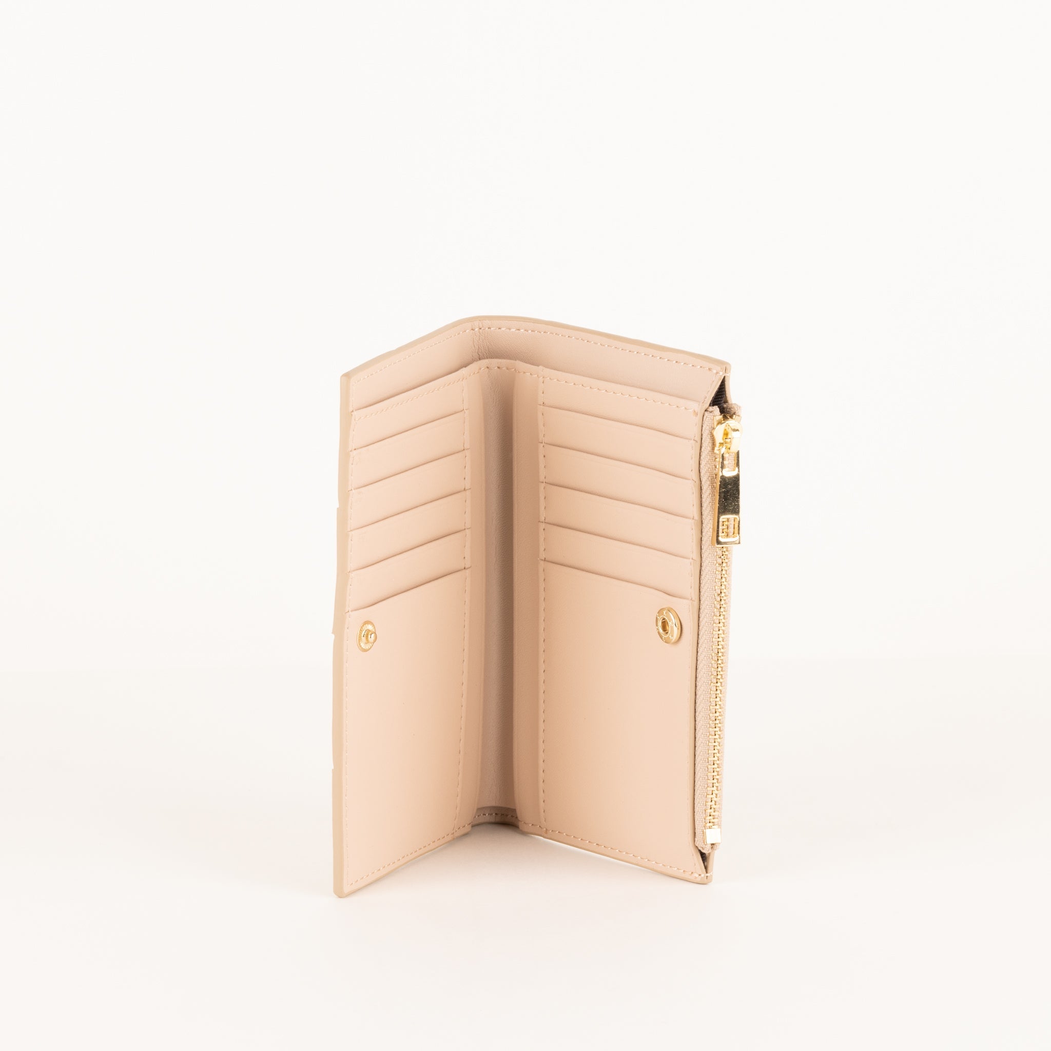 Dundee Portefeuille en cuir 14 - Crème