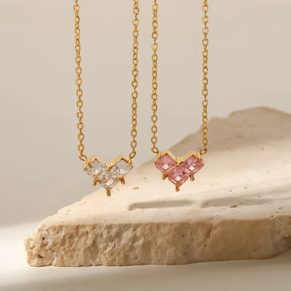 Collier Coeur Elin