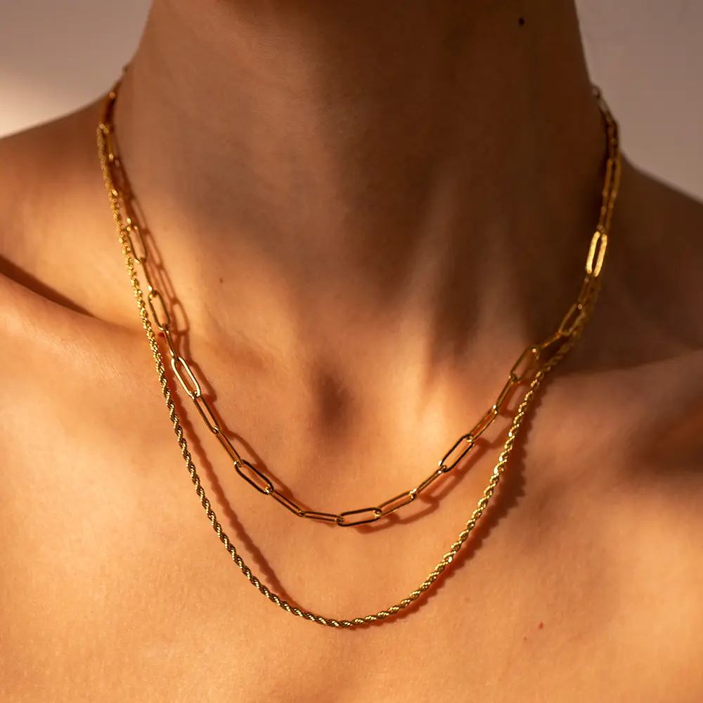 Collier double Elissa
