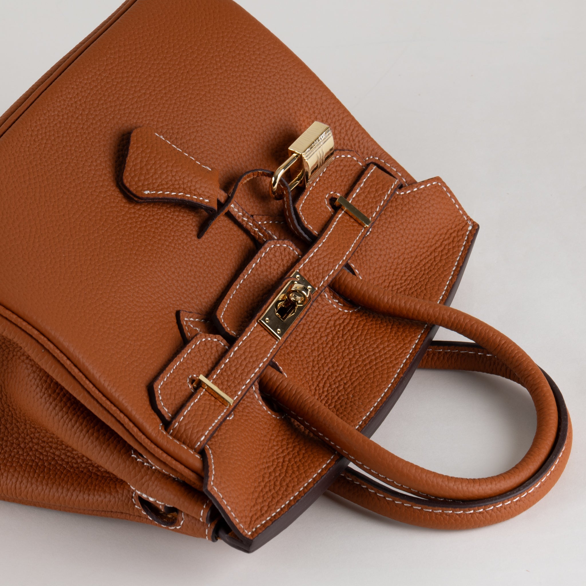 Ella Sac à main en cuir 25 - Marron