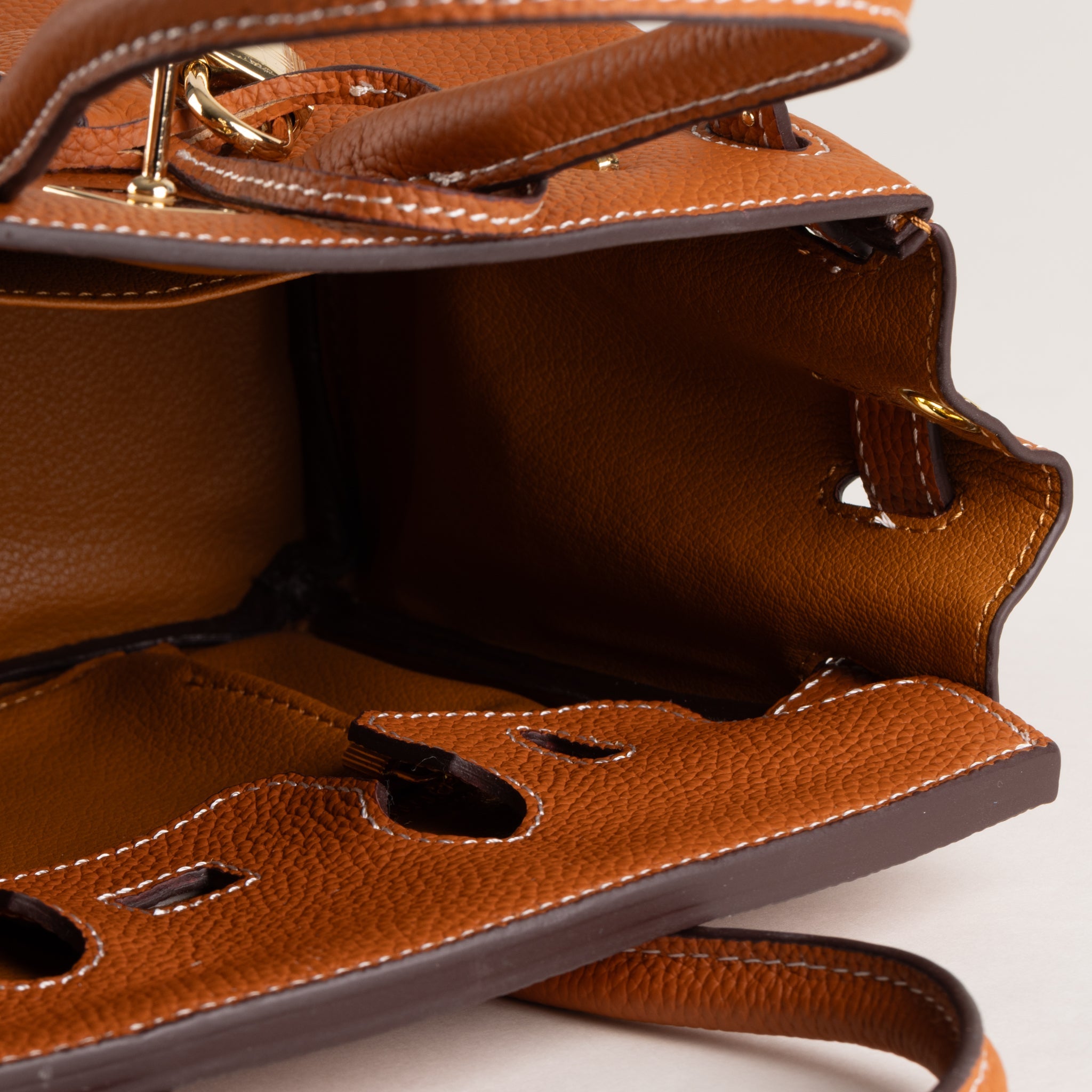 Ella Sac à main en cuir 25 - Marron