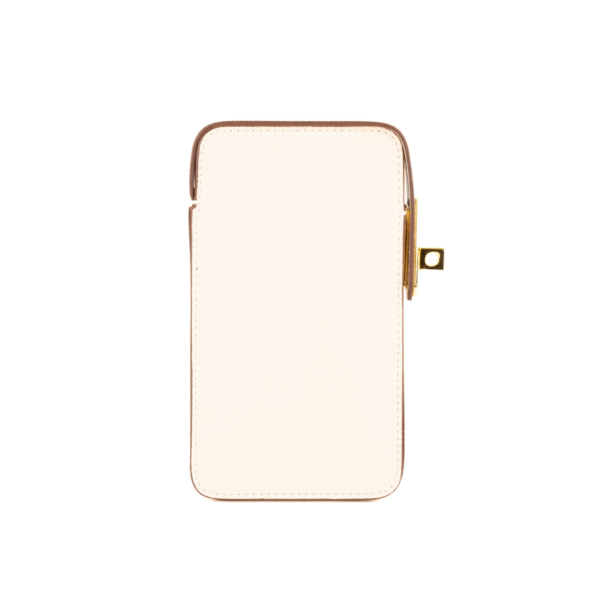 Fairlie Étui pour Portable en Cuir 18 - Crème