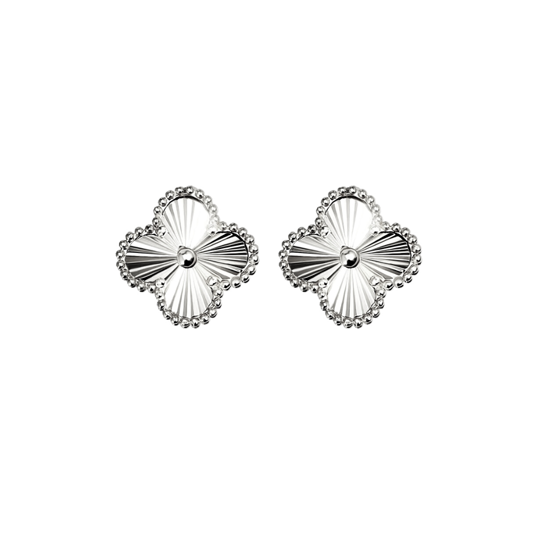 Estella four leaf clover earrings