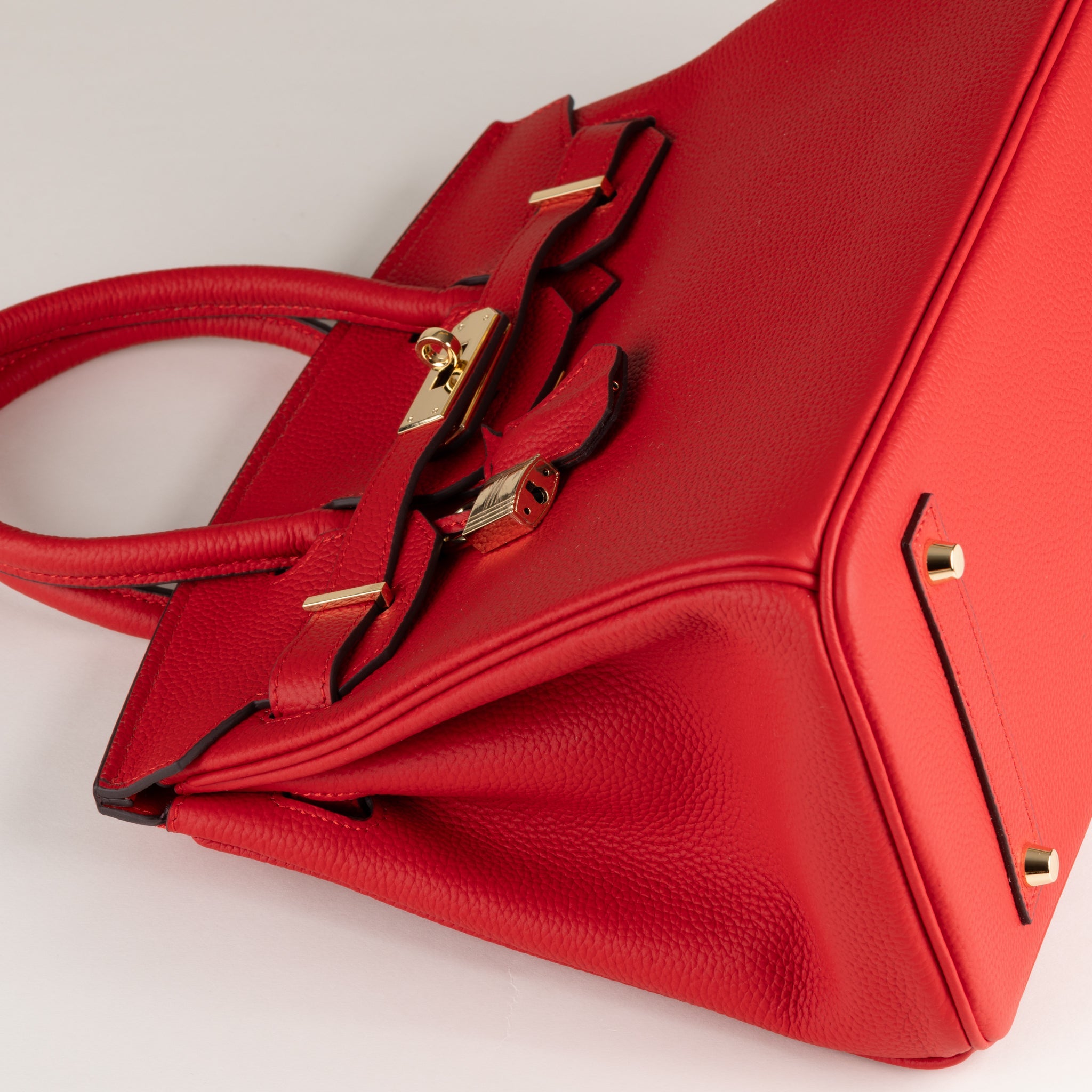 Joelle Sac à Main en Cuir 30 - Rouge