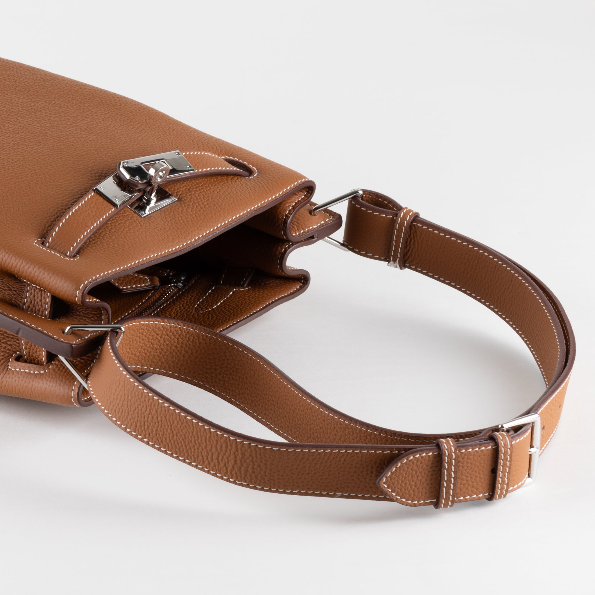 Kortney Sac à Bandoulière en Cuir 24 - Camel
