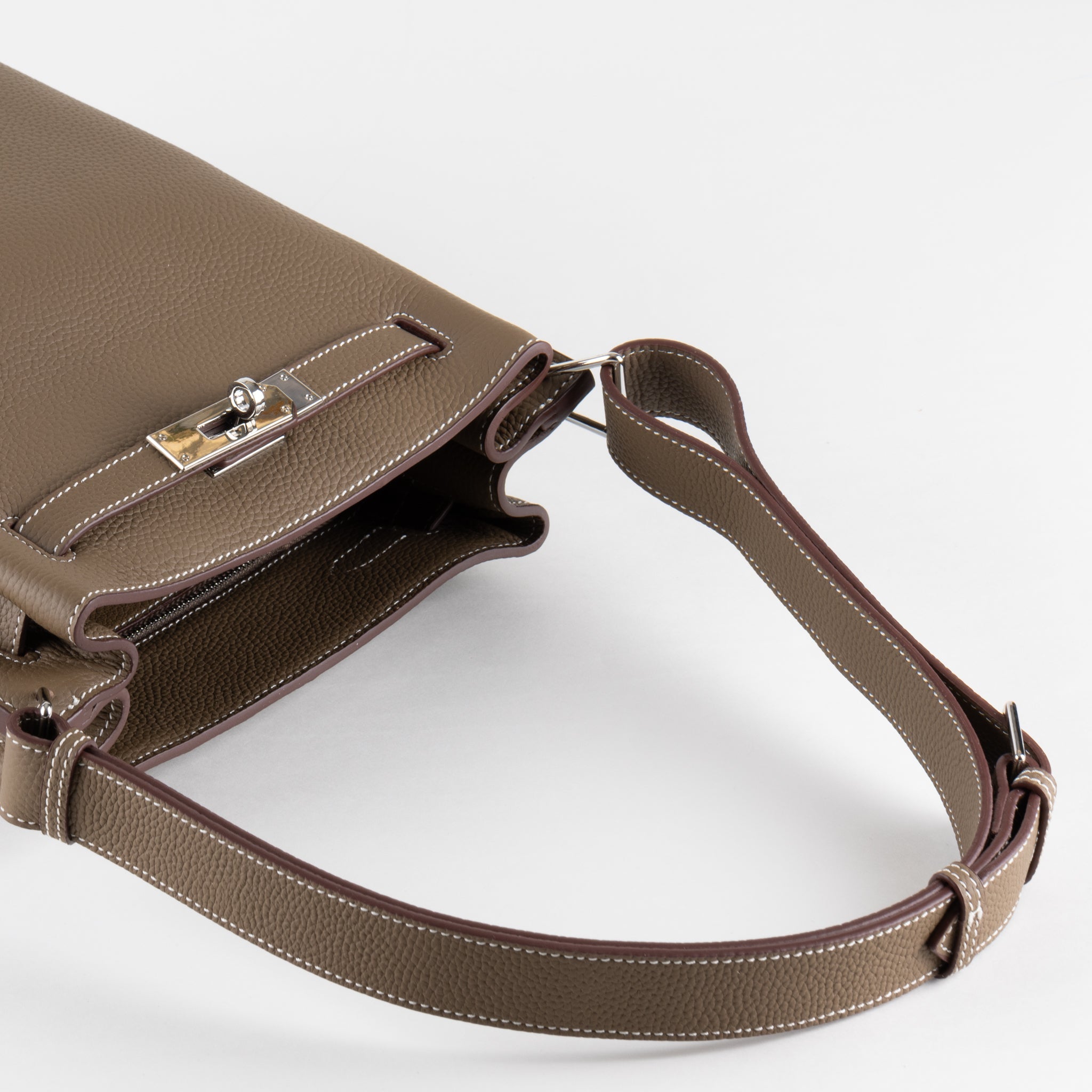 Kortney Leather Shoulder Bag 24 - Umber